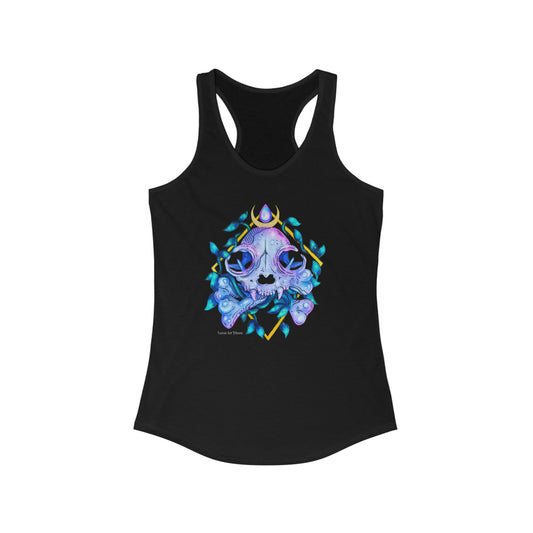 Cat Skull Racerback Tank