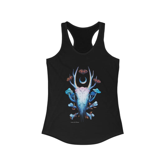 Deer and Moths Racerback Tank