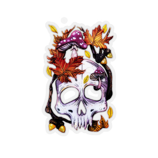 Autmn Skull Sticker