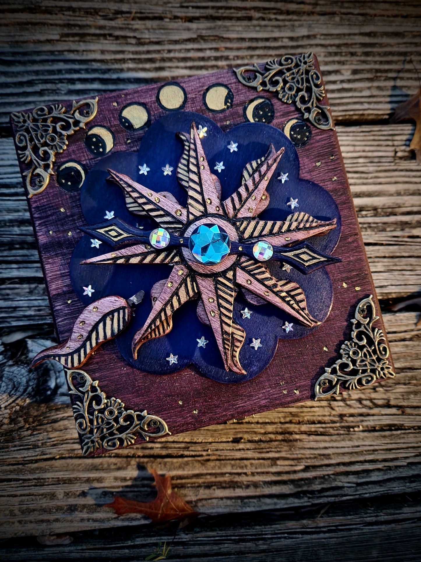 Celestial Compass Hidden Key Box Made to Order