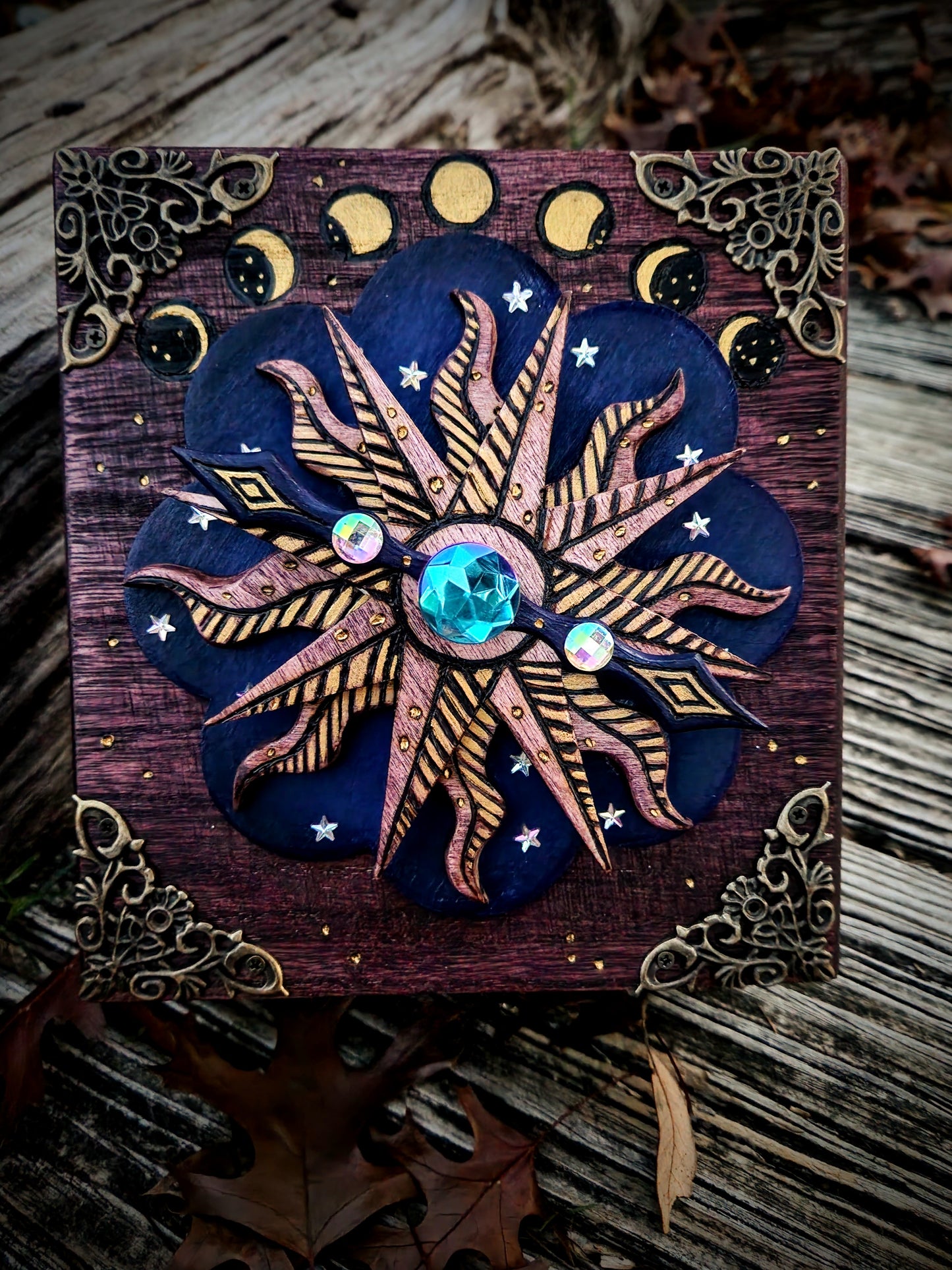 Celestial Compass Hidden Key Box Made to Order