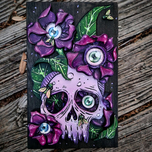 Eyes Skull Hidden Key Box