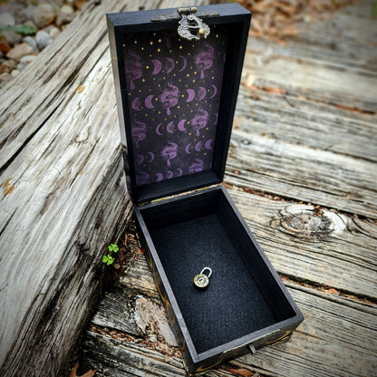 Green Snake and Moon Hidden Key Box