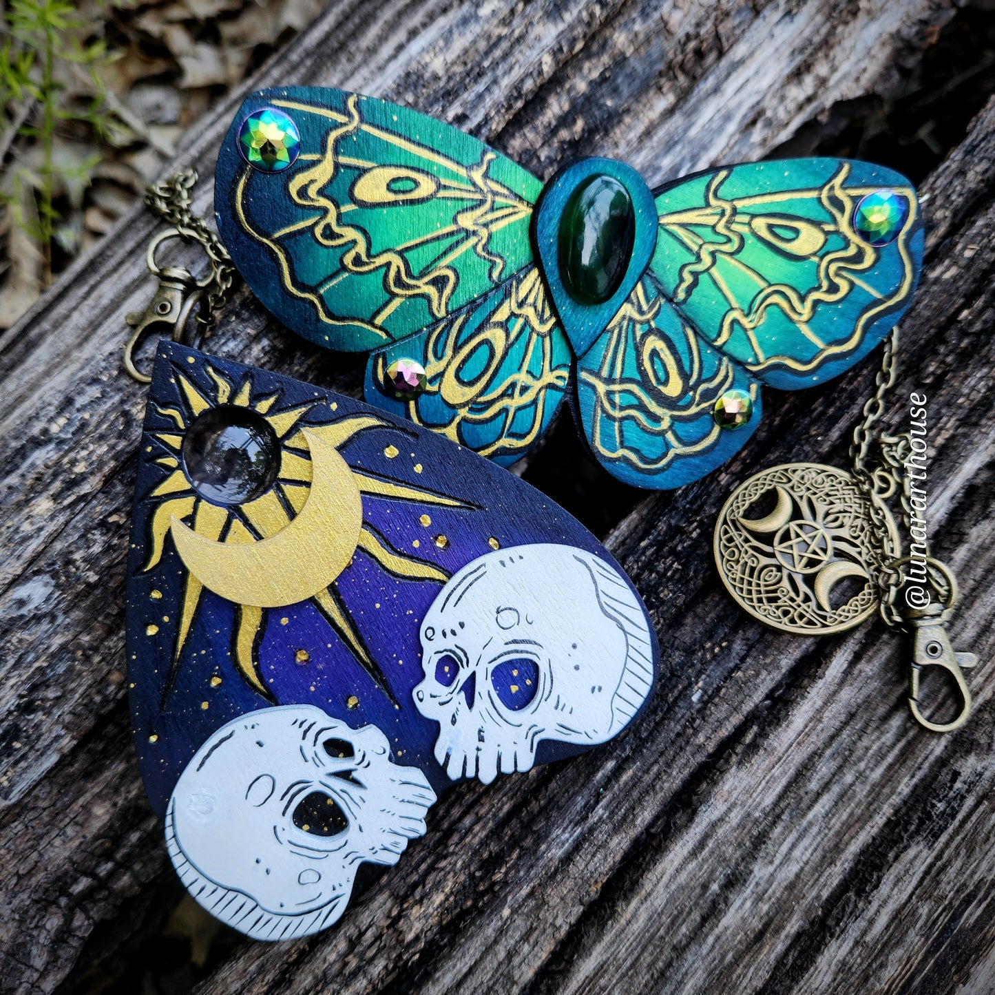 Galaxy Skull Planchette Compartment