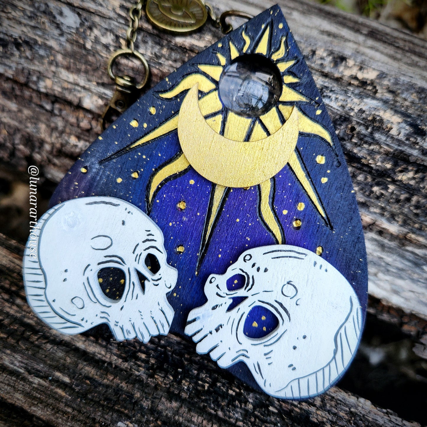 Galaxy Skull Planchette Compartment