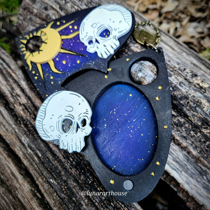 Galaxy Skull Planchette Compartment