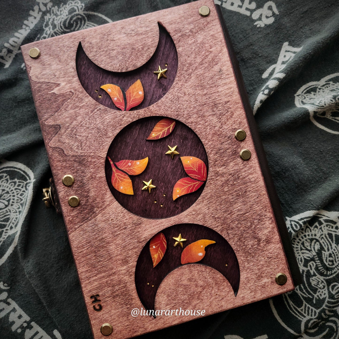 Light Luna Moth Hidden Key Journal