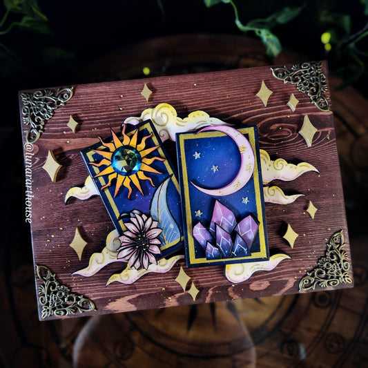 Sun and Moon Tarot Hidden Key Box