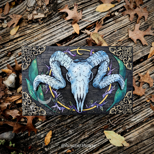 Ram Skull Hidden Key Box