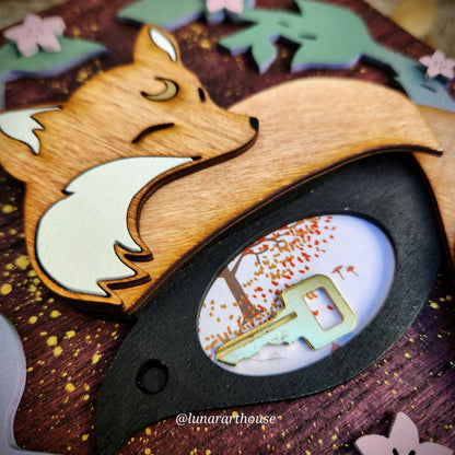 Fox Hidden Key Box