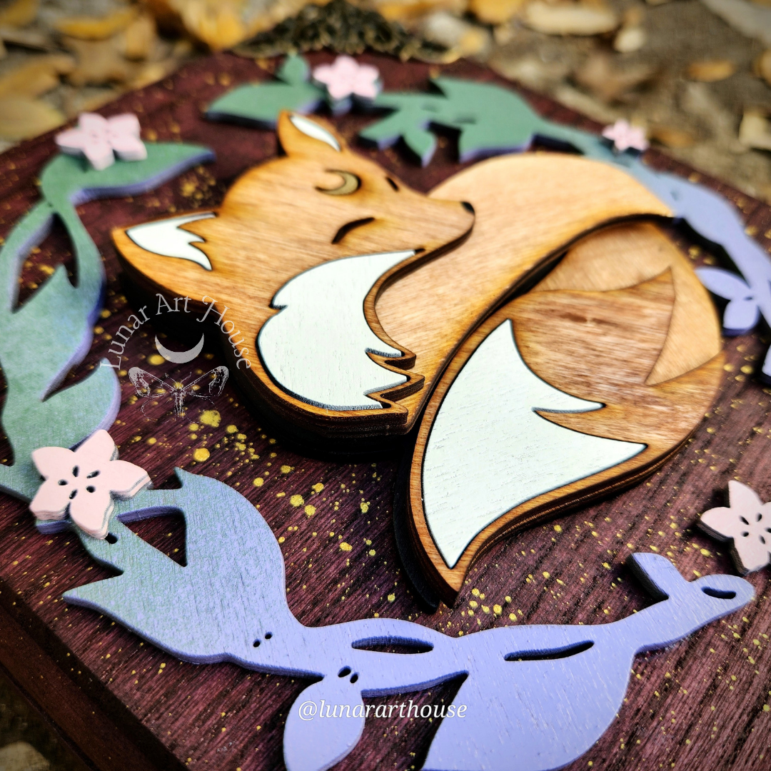 Fox Hidden Key Box