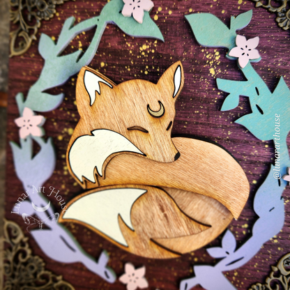 Fox Hidden Key Box