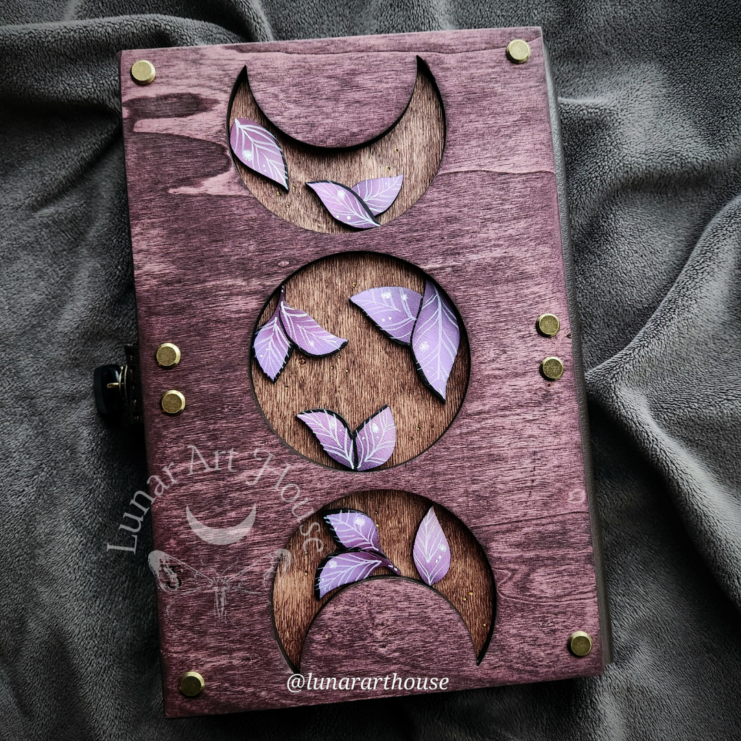 Light Luna Moth Hidden Key Journal