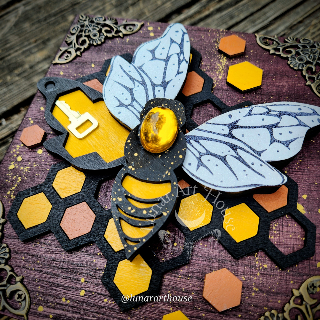 Honeybee Hidden Key Box