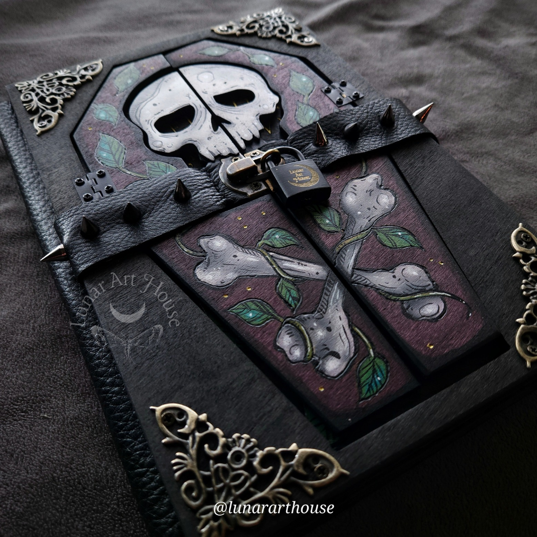 MADE TO ORDER Coffin Ouija Hidden Key Journal