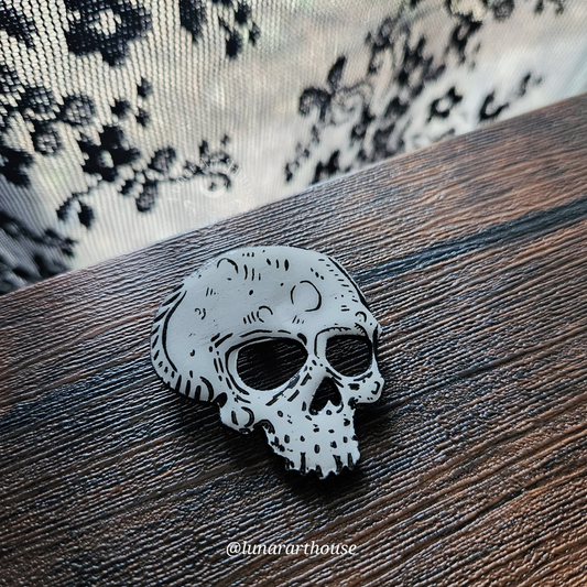 Skull Magnet 💀 Wooden