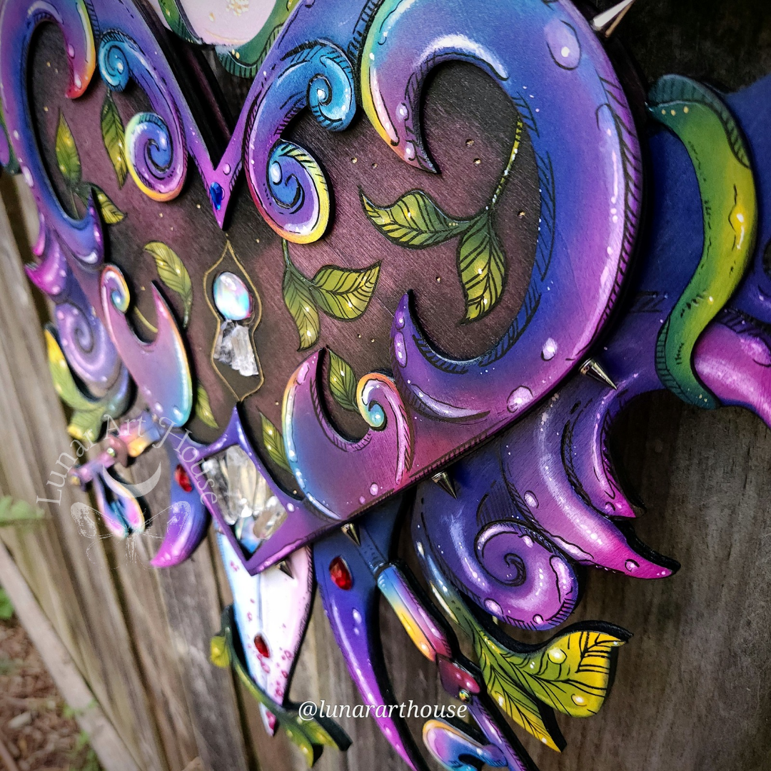 Rainbow Heart Wall Art