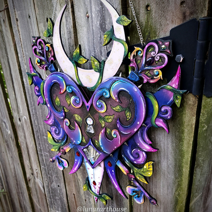 Rainbow Heart Wall Art