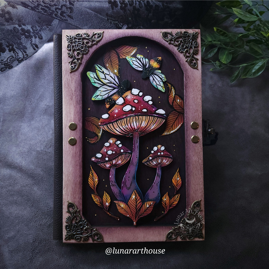 Mushrooms Bees Hidden Key Journal