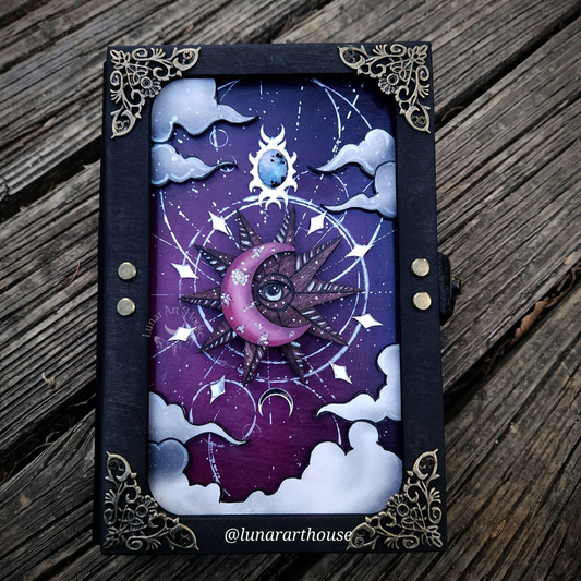 Black Celestial Hidden Key Journal