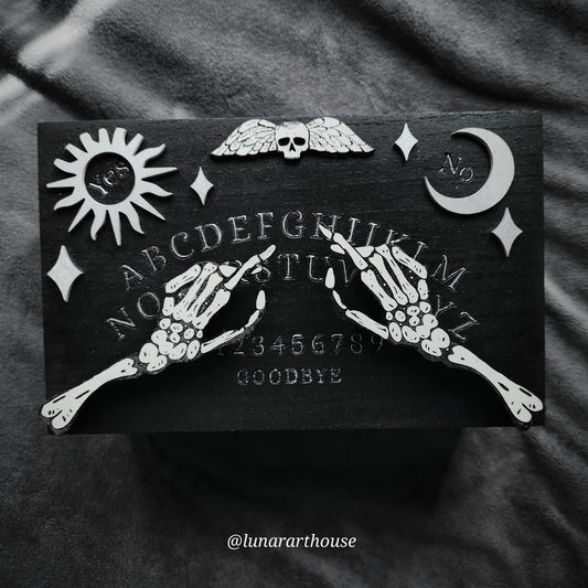 SILVER Ouija Hidden Key Box