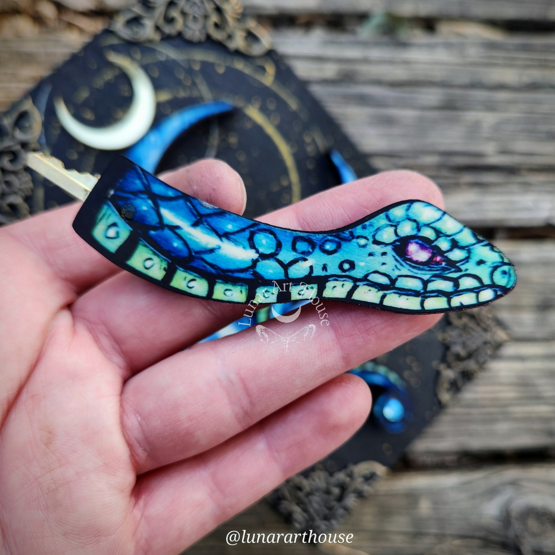 Snake and Moon Hidden Key Box Printed Edition