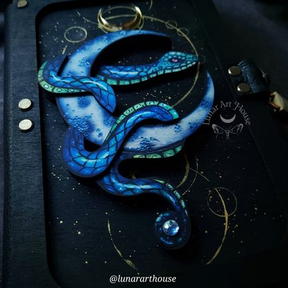 Snake and Moon Hidden Key Journal Printed Edition