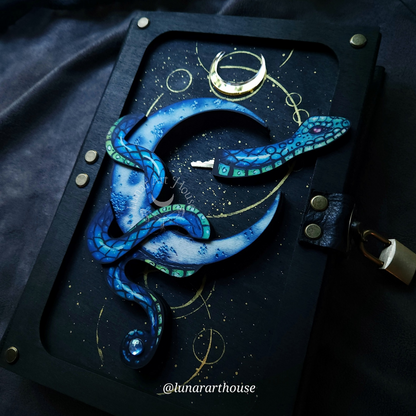 Snake and Moon Hidden Key Journal Printed Edition