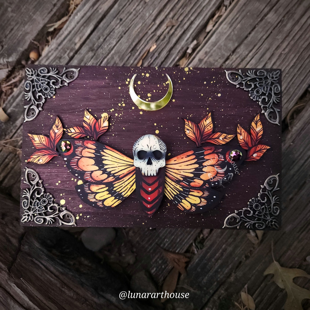 Death Moth Hidden Key Box Printed Edition