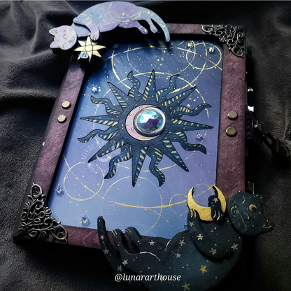 Celestial Cats Hidden Key Journal Made to Order