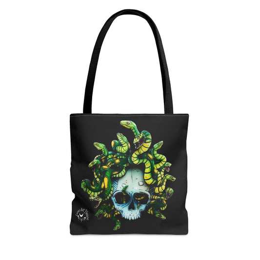 Medusa Skull Tote Bag