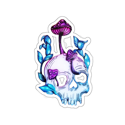 Mushroom Skull Sticker