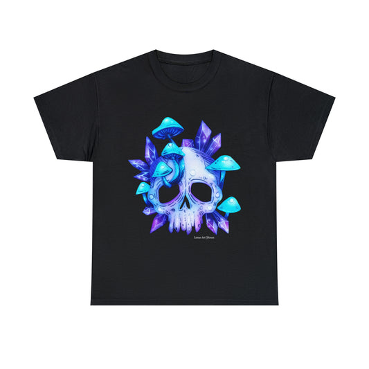 Crystal Mushroom Skull Tee