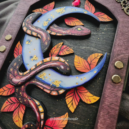 Autumn Snake Hidden Key Journal Made to Order