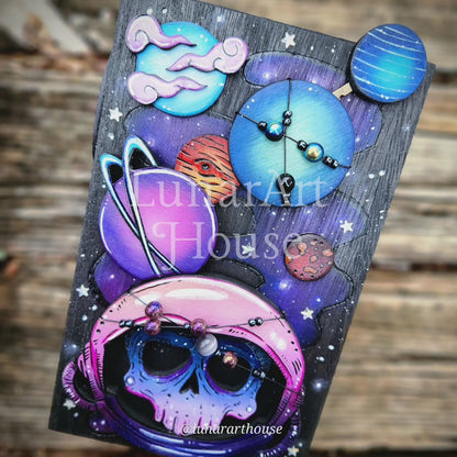 Astronaut Skull Hidden Key Box Made to Order