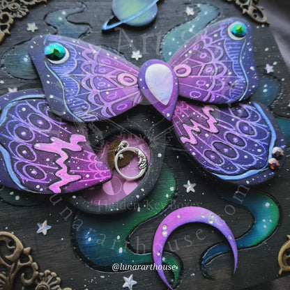 Galaxy Butterfly Hidden Key Box