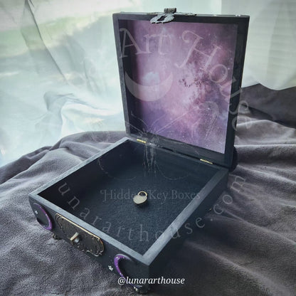 Galaxy Butterfly Hidden Key Box