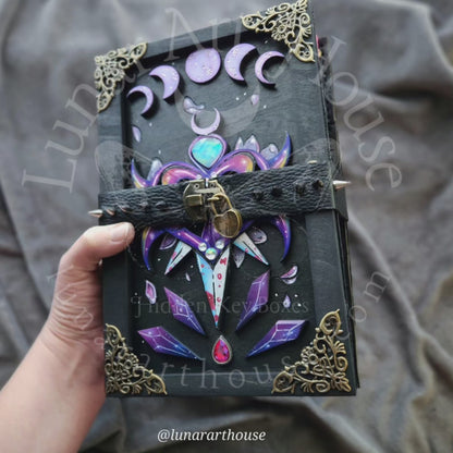 Rainbow Heart Hidden Key Journal