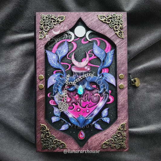 Potion Bottle Hidden Key Journal