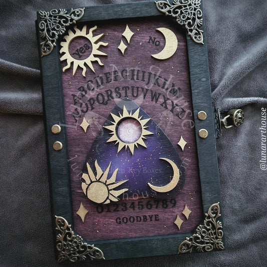 Purple Ouija Hidden Key Journal