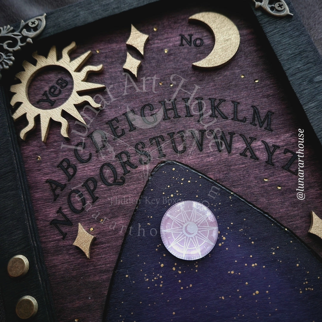 Purple Ouija Hidden Key Journal