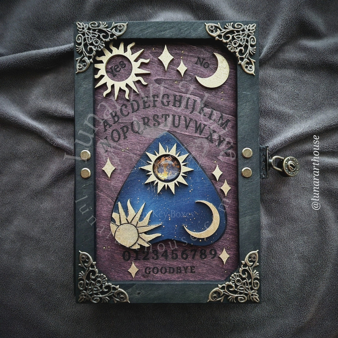 Blue Ouija Hidden Key Journal Made to Order