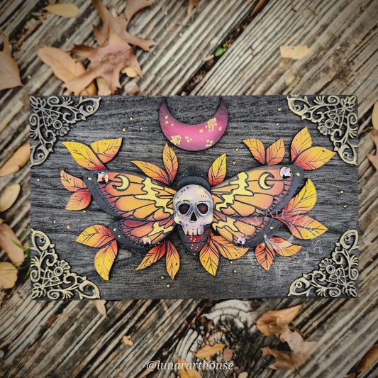 Death Head Moth Hidden Key Box