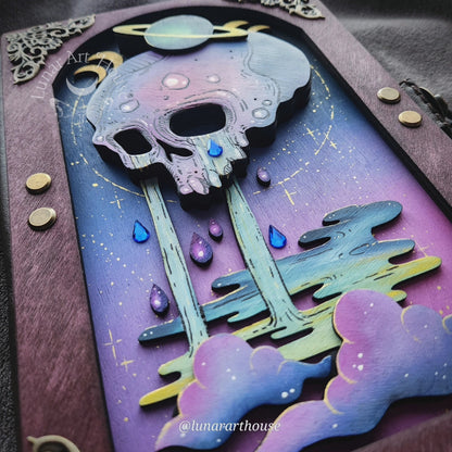 Sad Skull Hidden Key Journal