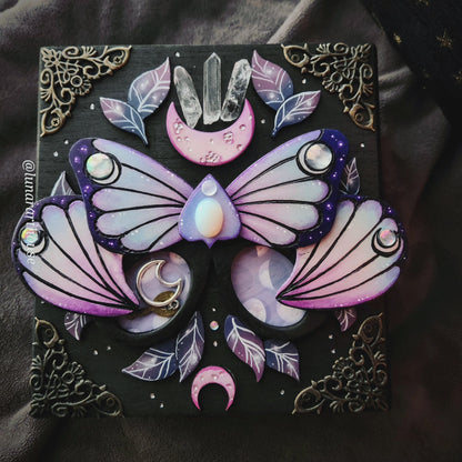 Iridescent Butterfly Hidden Key Box