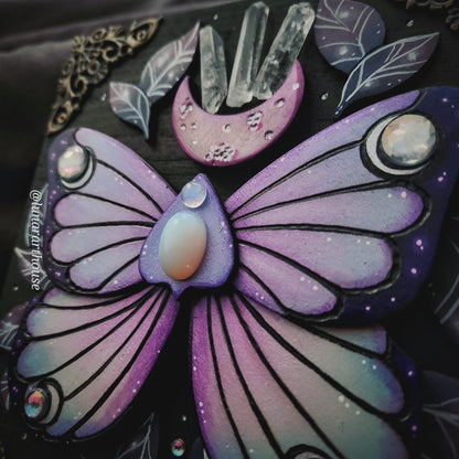 Iridescent Butterfly Hidden Key Box