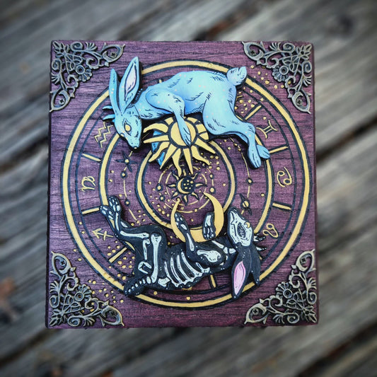 Zodiac Jackalope Hidden Key Box