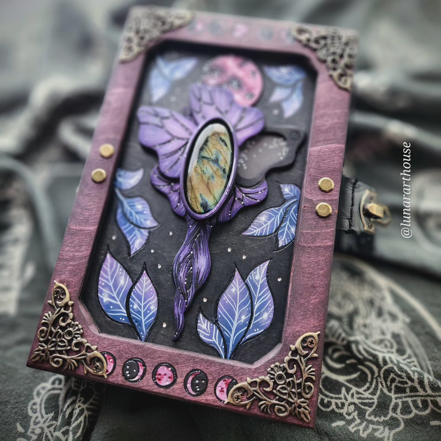 Blood Moon Luna Hidden Key Journal Made to Order