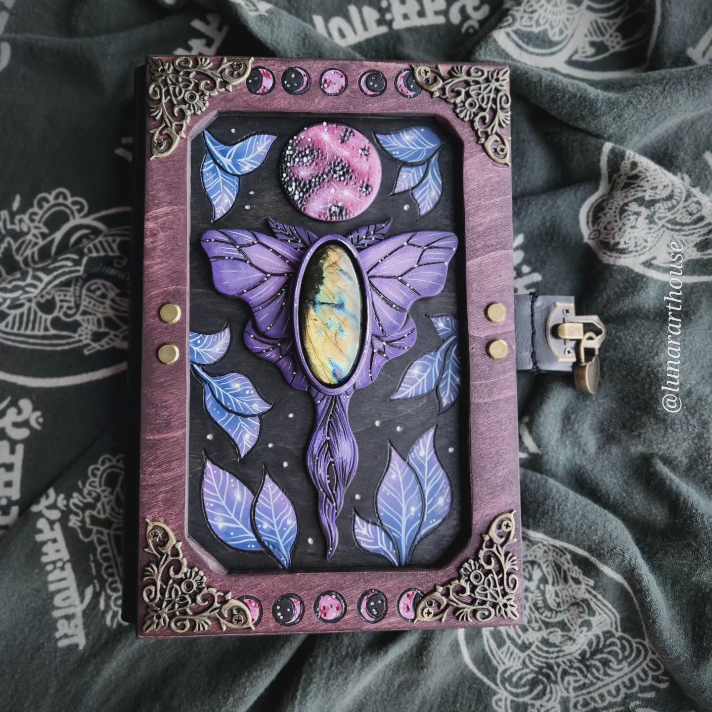 Blood Moon Luna Hidden Key Journal Made to Order