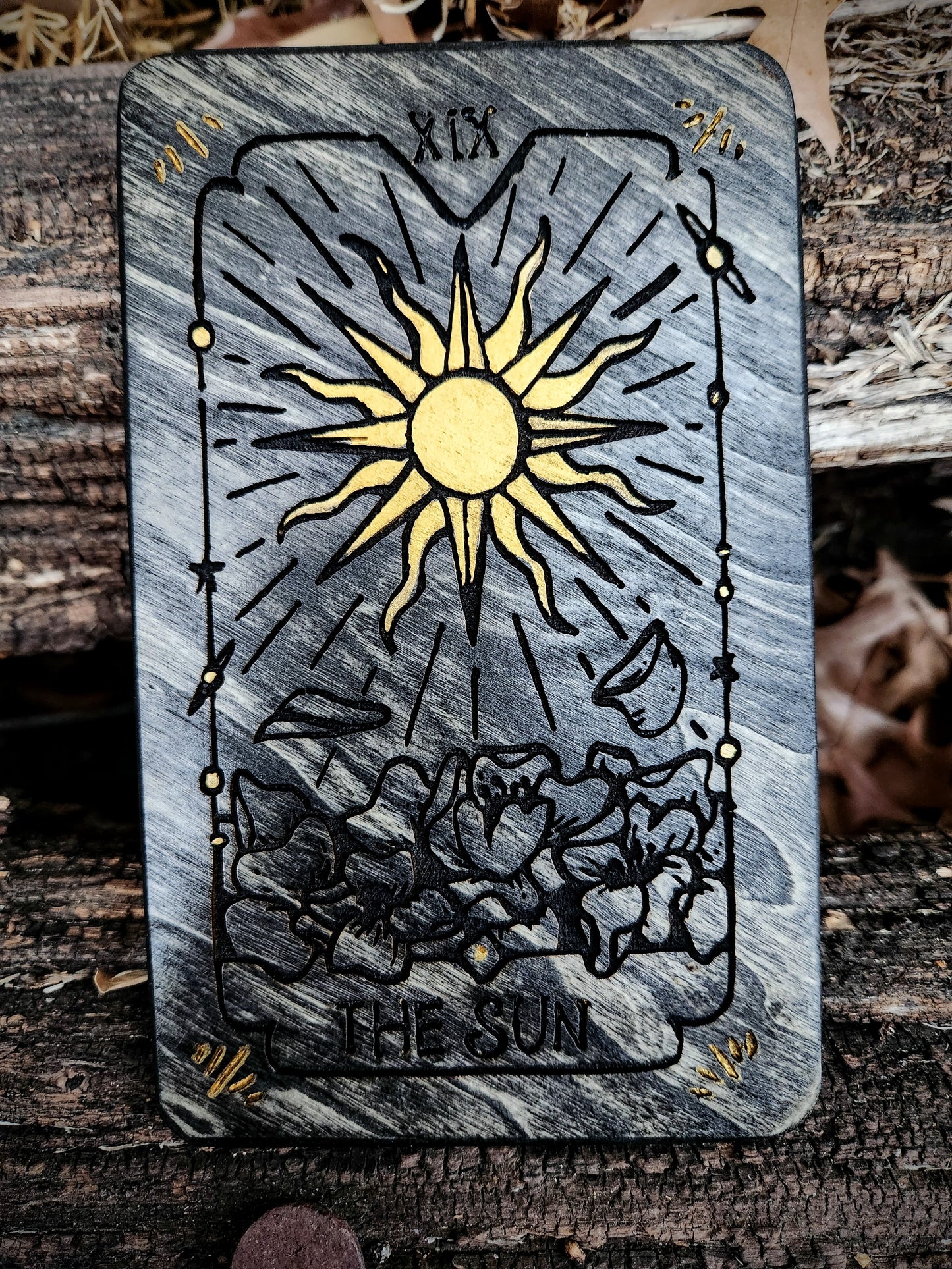 Sun and Moon Tarot Card Plaques